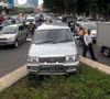 Sopir Ngantuk, Kijang Nyelonong ke Taman 